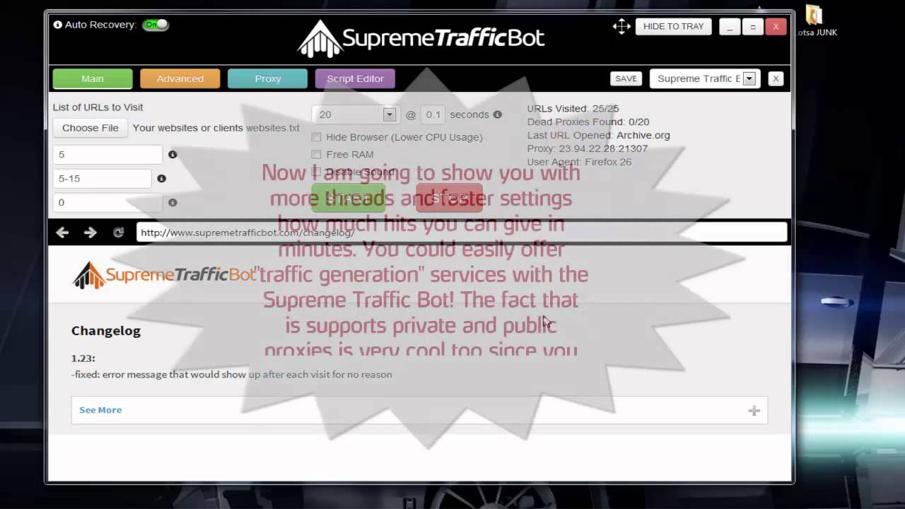 supreme traffic bot free download